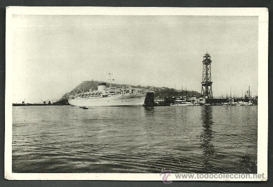 Postales: BARCELONA ESTACION MARITIMA Y TORRE JAIME I - Foto 1