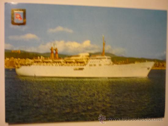 Postales: POSTAL BARCOS COMPA&Ntilde;IA TRANSMEDITERRANEA - Foto 1