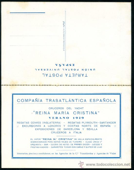 Postales: Postal - BARCO 1929 - Foto 2