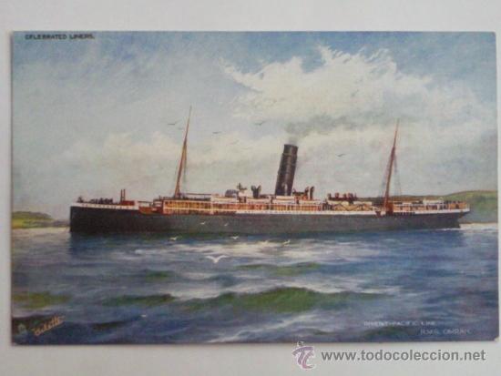 Postales: POSTAL BUQUE, R.M.S. OMRAH, ORIENT PACIFIC LINE - Foto 1
