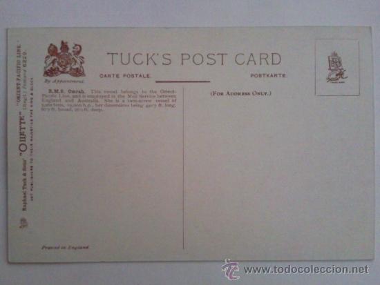 Postales: POSTAL BUQUE, R.M.S. OMRAH, ORIENT PACIFIC LINE - Foto 2