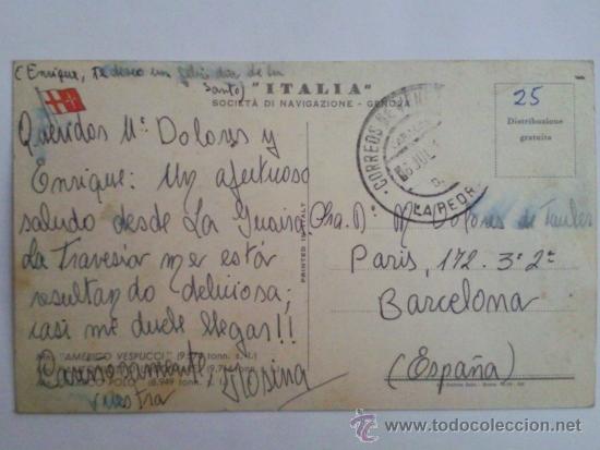 Postales: POSTAL BUQUE AMERICO VESPUCCI, - Foto 2