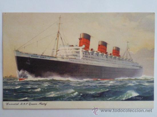 Postales: POSTAL TRANSATLANTICO CUNARD R.M.S. - Foto 1