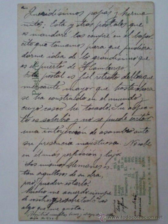 Postales: POSTAL TRANSATLANTICO - Foto 2