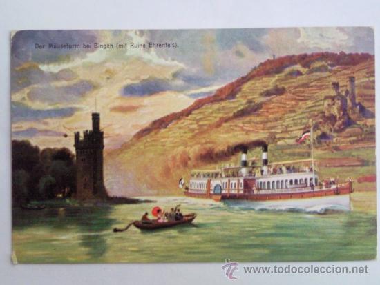 Postales: POSTAL, LA TORRE DEL RATON CERCA DE BINGEN - Foto 1