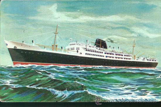 Postales: POSTAL BARCOS, MOTONAVE SATR&Uacute;STEGUI-CHURRUCA, REVERSO ESCRITO - Foto 1
