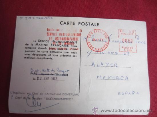 Postales: SERVICIO HIDROGR&Aacute;FICO DE LA MARINA FRANCESA - Foto 2