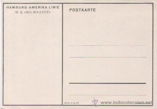 Postales: Postal M.S.Milwaukee - Foto 2