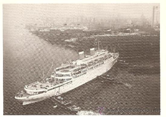 Postales: CONSTITUTION  American export Lines ,en una postal MADE IN USA de los 80 - Foto 1