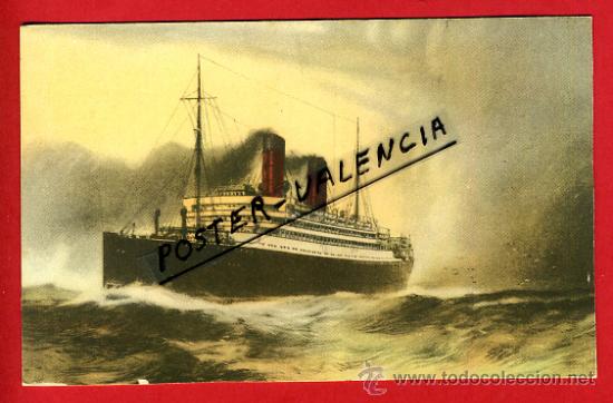 Postales: POSTAL BARCOS, CUNARD,   P77822 - Foto 1