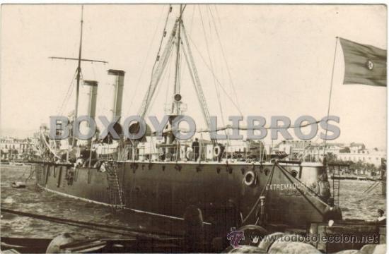 Postales: Postal del crucero Extremadura - Foto 1