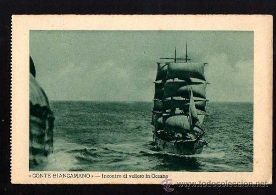 Postales: Conde Biancamano. Lloyd Sabaudo. - Foto 1