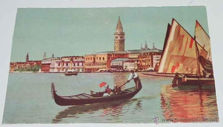 Postales: ANTIGUA POSTAL DE BARCA EN VENEZIA - NO CIRCULADA. - Foto 1