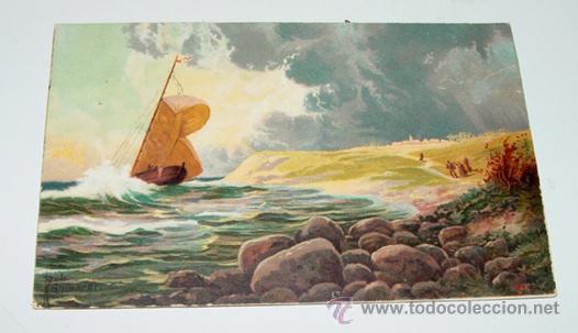 Postales: ANTIGUA POSTAL BARCO - NO CIRCULADA - ESCRITA. - Foto 1