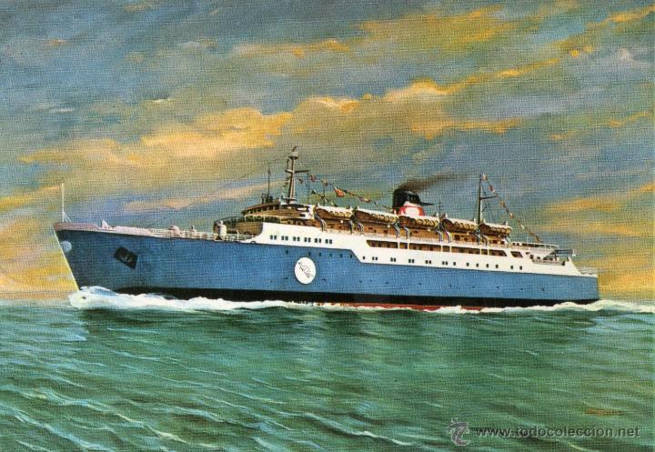 Postales: postal del barco canguro traghetti - Foto 1