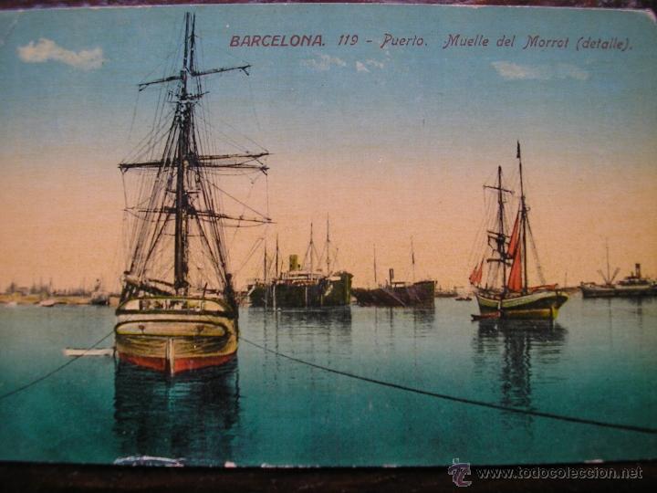 Postales: BARCELONA PUERTO DEL MORROT ED. VENINI - Foto 1