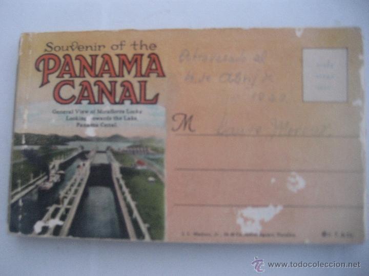 Postales: Canal de Panama. 1929. Block postal con 23 postales. - Foto 1