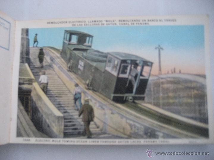 Postales: Canal de Panama. 1929. Block postal con 23 postales. - Foto 4