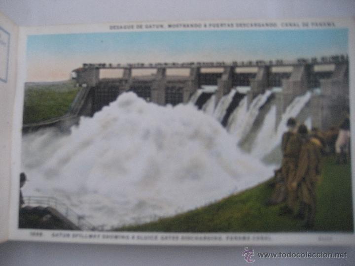 Postales: Canal de Panama. 1929. Block postal con 23 postales. - Foto 5