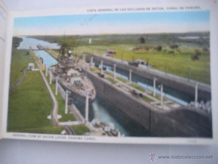 Postales: Canal de Panama. 1929. Block postal con 23 postales. - Foto 6