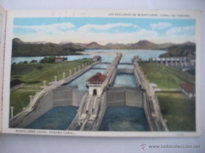 Postales: Canal de Panama. 1929. Block postal con 23 postales. - Foto 7
