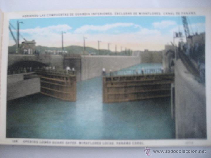 Postales: Canal de Panama. 1929. Block postal con 23 postales. - Foto 8