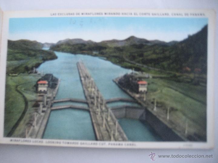Postales: Canal de Panama. 1929. Block postal con 23 postales. - Foto 9