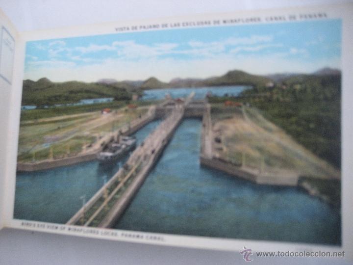 Postales: Canal de Panama. 1929. Block postal con 23 postales. - Foto 11