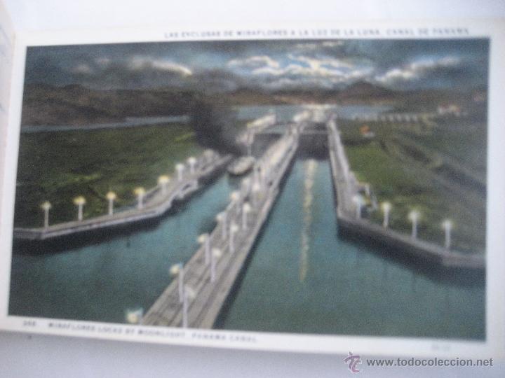 Postales: Canal de Panama. 1929. Block postal con 23 postales. - Foto 12