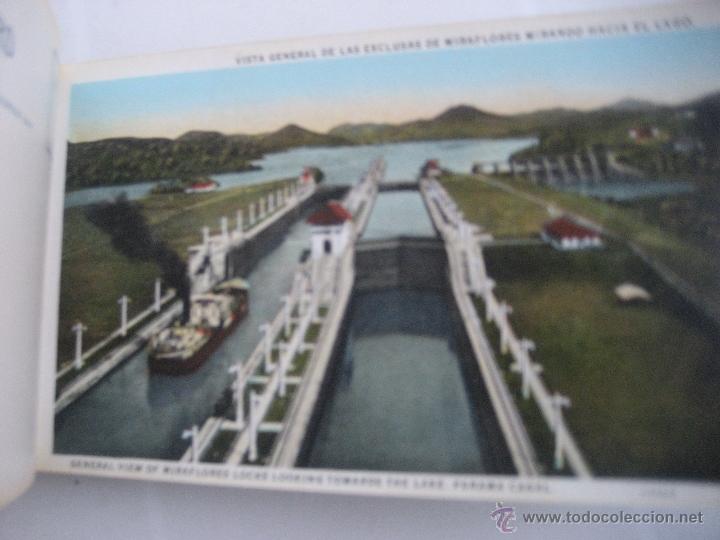 Postales: Canal de Panama. 1929. Block postal con 23 postales. - Foto 13