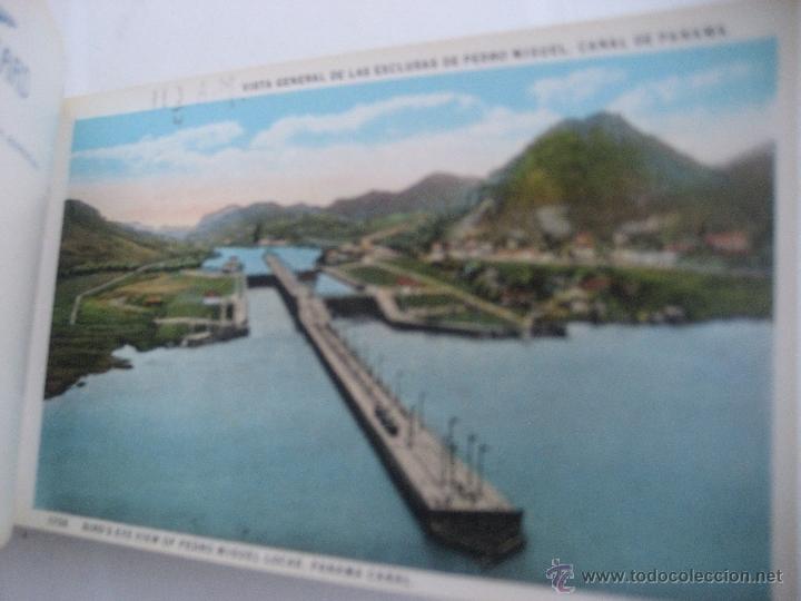 Postales: Canal de Panama. 1929. Block postal con 23 postales. - Foto 14