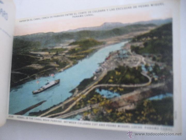 Postales: Canal de Panama. 1929. Block postal con 23 postales. - Foto 18