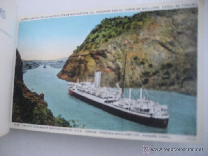 Postales: Canal de Panama. 1929. Block postal con 23 postales. - Foto 19