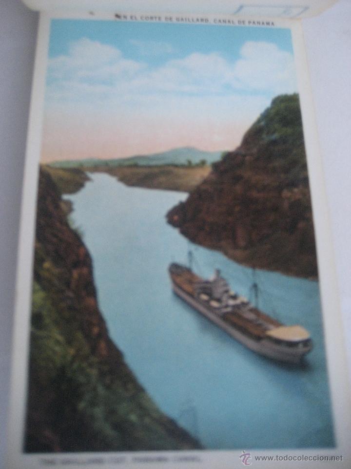 Postales: Canal de Panama. 1929. Block postal con 23 postales. - Foto 20