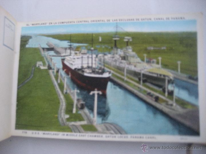Postales: Canal de Panama. 1929. Block postal con 23 postales. - Foto 21