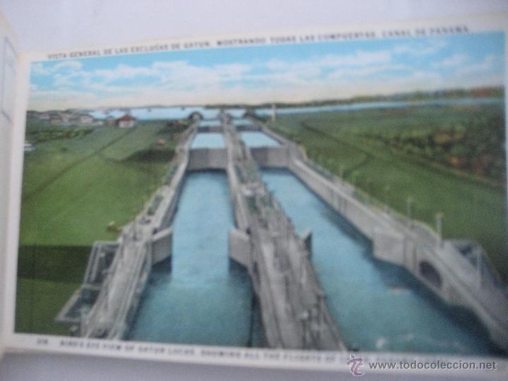 Postales: Canal de Panama. 1929. Block postal con 23 postales. - Foto 24