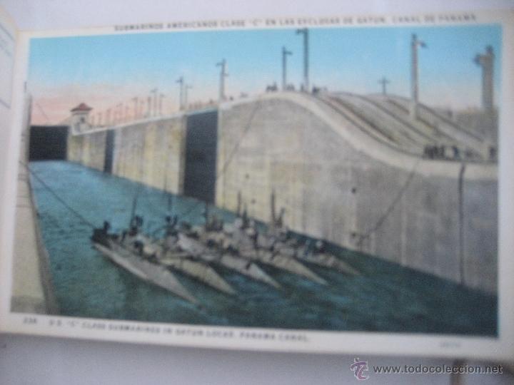 Postales: Canal de Panama. 1929. Block postal con 23 postales. - Foto 25