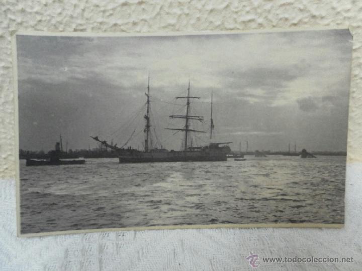 Postales: Foto postal. Barco. Circulada. - Foto 2