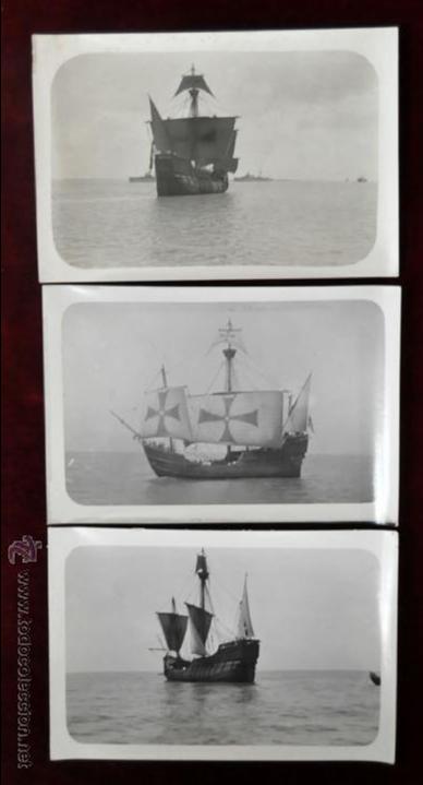 Postales: LOTE DE 9 POSTALES DE LA CARABELA SANTA MAR&Iacute;A - Foto 2