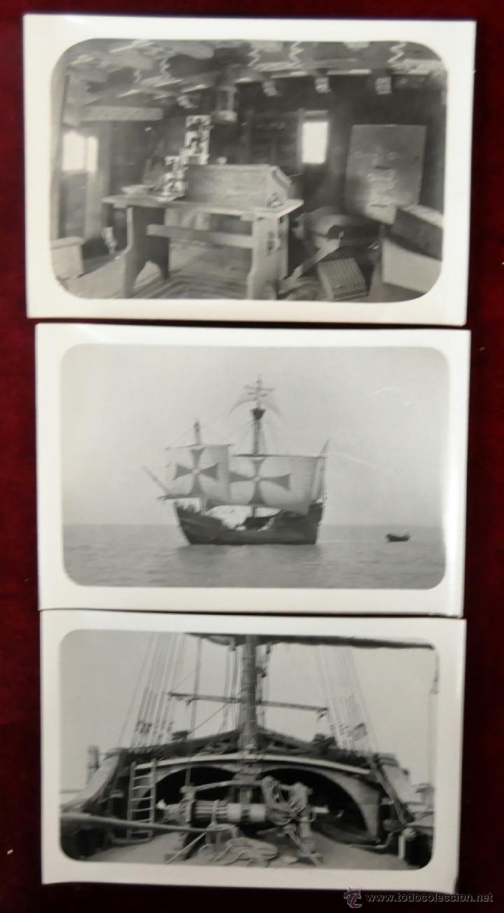 Postales: LOTE DE 9 POSTALES DE LA CARABELA SANTA MAR&Iacute;A - Foto 3