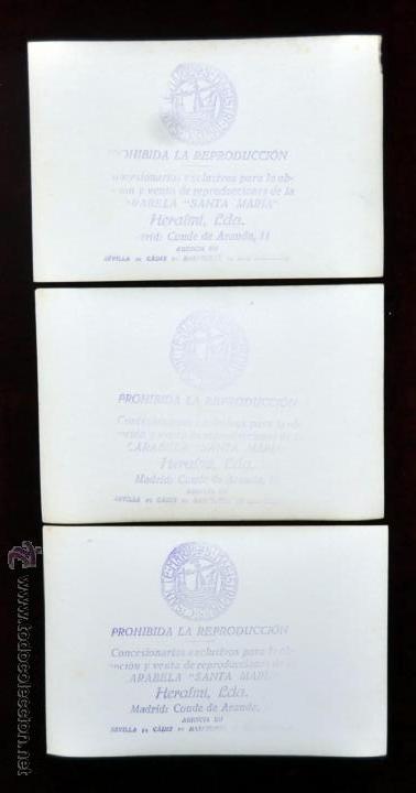 Postales: LOTE DE 9 POSTALES DE LA CARABELA SANTA MAR&Iacute;A - Foto 5