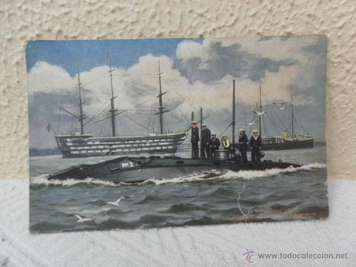 Postales: Tarjeta postal. Submarino Ingles, N&ordm;3. - Foto 1