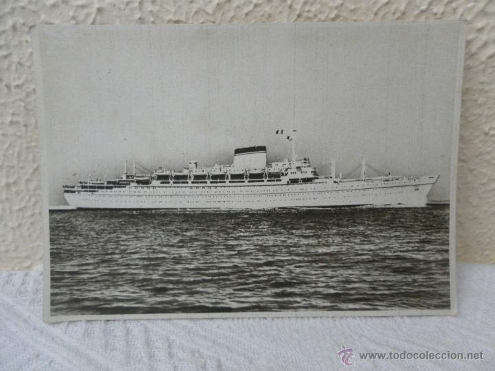 Postales: Tarjeta postal. Motonaves. Giulio Cesare y Augustus - Foto 1