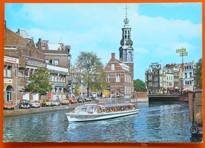 Postales: BARCO EN LOS CANALES DE AMSTERDAM 2 - Foto 1