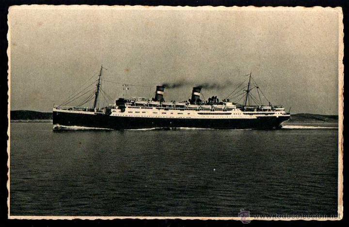 Postales: Postal Barco. Lloyd Sabaudo. - Foto 1