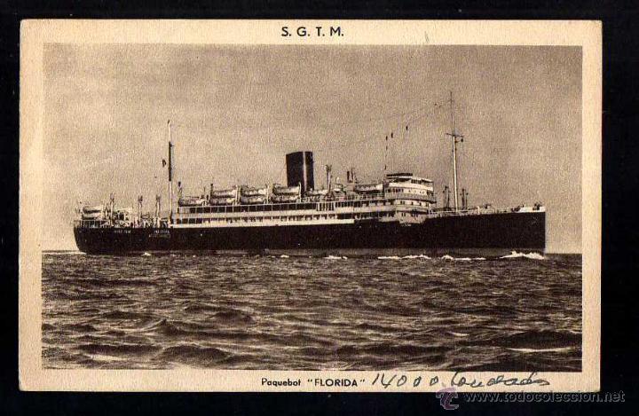 Postales: Postal Barco. Florida. - Foto 1