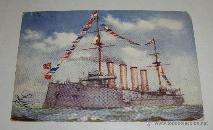 Postales: H.M.S Drake. 1902. U.K. Circulada. - Foto 1