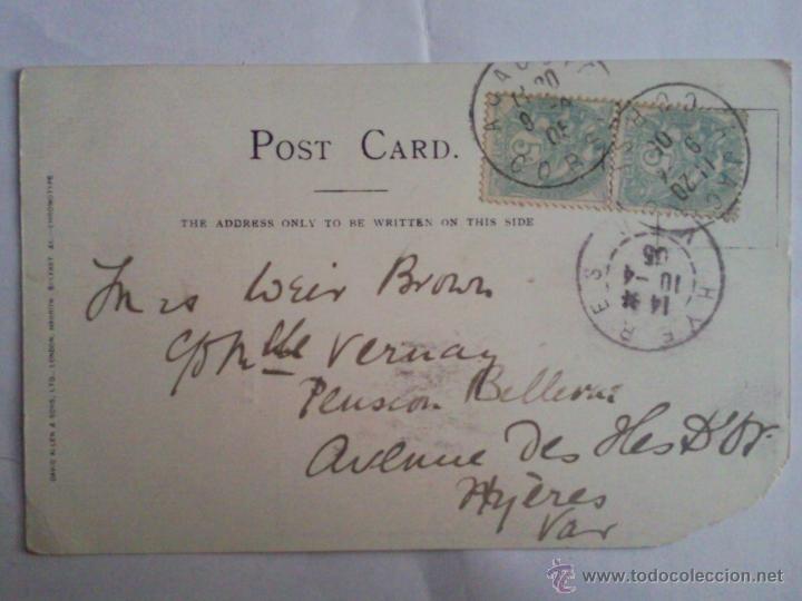 Postales: POSTAL BARCO, S.Y. ARGONAUT, A&Ntilde;O 1905 - Foto 2