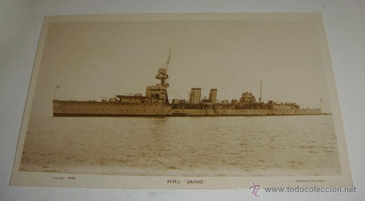 Postales: Postal Barco de Guerra. H.M.S Danae - Foto 1