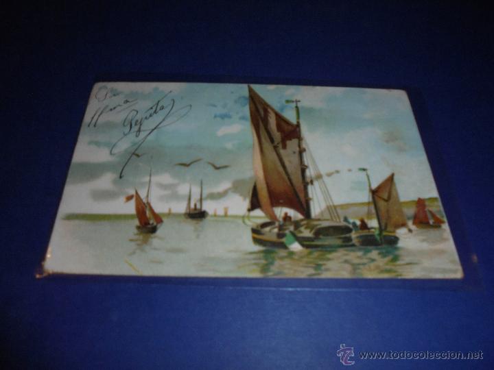 Postales: ANTIGUA POSTAL - BARCOS- 14X9 CM. CIRCULADA - Foto 1